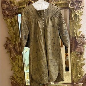 Matta 100% handloom cotton dress in batik print